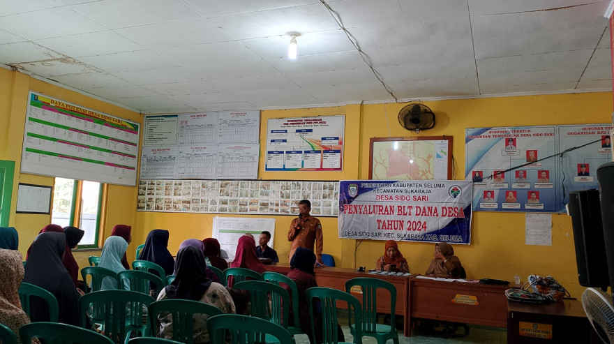 PENYALURAN BLT DD TAHAP 9 DESA SIDO SARI TAHUN 2024